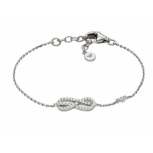 Emporio Armani Emporio Armani Ezüst karkötő Végtelen cirkónium kövekkel EG3598040 kép