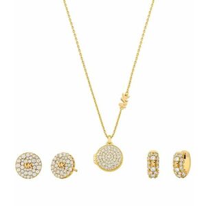 Michael Kors Michael Kors Luxus aranyozott ékszerkészlet MKC1699SET (nyaklánc, 2x fülbevaló) kép