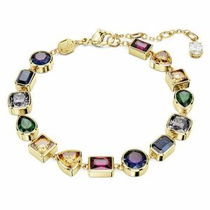 Swarovski Swarovski Aranyozott karkötő színes cirkónium kövekkel Imber 5662925 kép