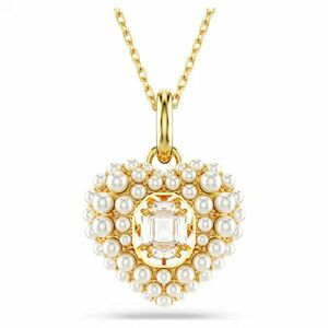 Swarovski Swarovski Aranyozott nyaklánc Szív gyöngyökkel Idyllia 5680399 kép