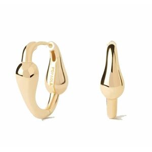 PDPAOLA PDPAOLA Stílusos aranyozott fülbevaló Cycle Hoops Essentials AR01-C83-U kép