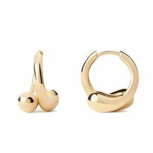 PDPAOLA PDPAOLA Modern aranyozott fülbevaló Loop Hoops Essentials AR01-C85-U kép