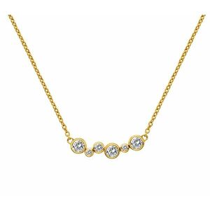 Hot Diamonds Hot Diamonds Aranyozott nyaklánc gyémánttal Gemstone DN213 kép