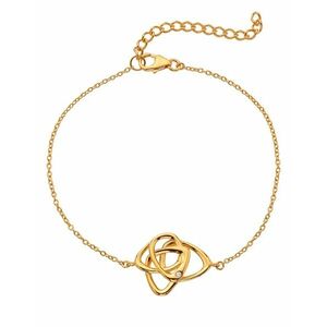 Hot Diamonds Hot Diamonds Aranyozott karkötő valódi gyémánttal Golden Edit Hope DL708 kép