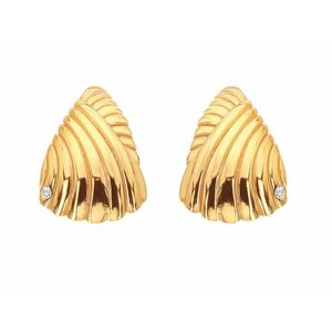 Hot Diamonds Hot Diamonds Elegáns aranyozott fülbevaló gyémánttal Golden Edit Hope DE839 kép