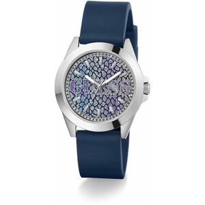 Guess Guess Ladies Blue Silver Tone Analog Watch GW0749L1 kép