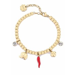 Brosway Brosway Aranyozott szerencsehozó golyós karkötő medálokkal Chakra BHKB246 kép