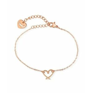 Vuch Vuch Minimalista acél karkötő Szív Emery Rose Gold kép