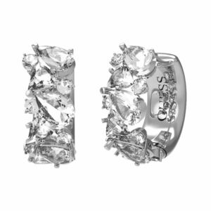 Guess Guess Csillogó karika fülbevaló kristályokkal Wonderlights JUBE04411JWRHT/U kép