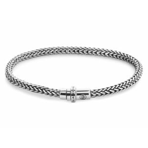 Rebel&Rose Rebel&Rose Fonott ezüst karkötő Artemis RR-BR031-S 19 cm kép