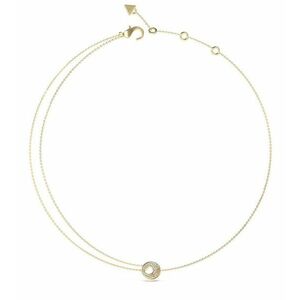 Guess Guess Elegáns aranyozott nyaklánc Blooming Summer JUBN05223JWYGT/U kép