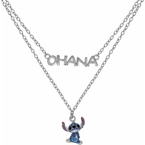 Disney Disney Dupla ezüst nyaklánc Stitch Lilo & Stitch NS00059SRHL-17.CS (lánc, medál) kép