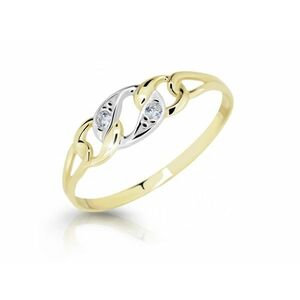 Cutie Jewellery Cutie Jewellery Stílusos sárga arany gyűrű Z6735-1242-10-X-1 57 mm kép