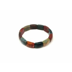 Achát indiai téglalap karkötő 10, 5x16, 5x7mm kép