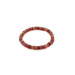 Eperkvarc korong karkötő köztessel 6x2mm kép