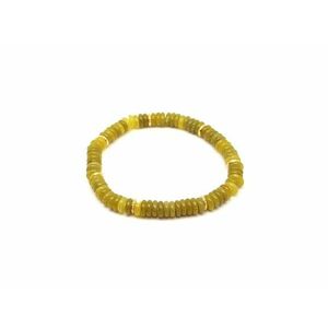 Jáde new korong karkötő köztessel 6x2mm kép