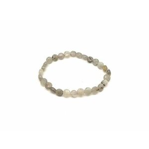 Labradorit fazettált korong karkötő 6x4mm kép