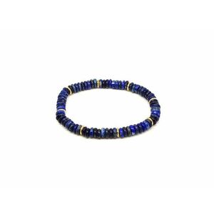 Lapis lazuli korong karkötő köztessel 6x2mm kép