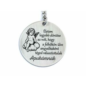 Felhőkön Ülve Téged Választottalak Apukámnak kulcstartó kép