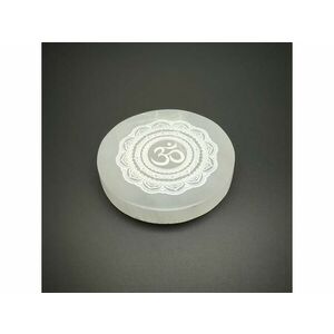 Szelenit korong om mandala csipkézett 8-9cm kép