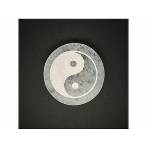 Szelenit korong yin yang 8-8, 5cm kép