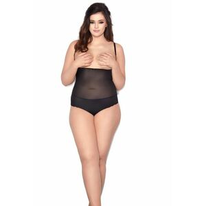 Női alakformáló body Glam string black kép
