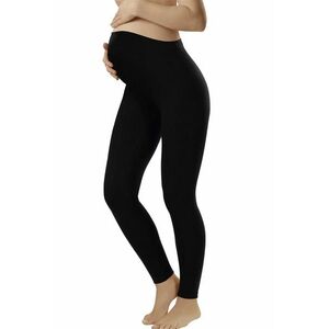 Női kismama leggings Leggins long black kép