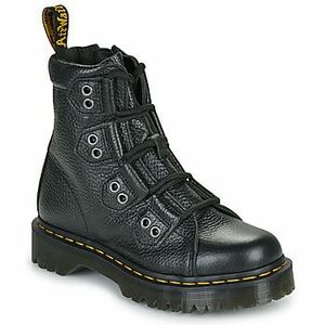 Csizmák Dr. Martens 1460 Lace To Toe Boot Black Milled Nappa kép