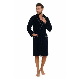 Férfi fürdőköpeny 6063 dark blue plus kép