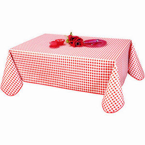 Asztalterítő Habitable VICHY - ROUGE - 140X250 CM kép