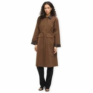 Kabátok Vila Hella Long Jacket - Coffee Bean kép