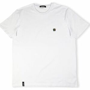 Pólók / Galléros Pólók Organic Monkey The Great Cubini T-Shirt - White kép