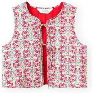 Blúzok Compania Fantastica COMPAÑIA FANTÁSTICA Vest 11001 - Flowers 5 kép