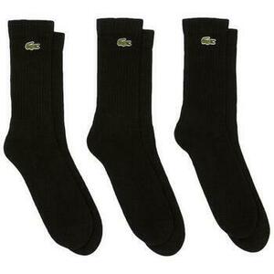 Zoknik Lacoste Sport 3 Pack High Cut Socks Black/Black/Black kép