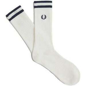 Kiegészítők Fred Perry Ribbed Tennis Socks Off White/Navy kép