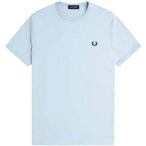 Pólók / Galléros Pólók Fred Perry Crew Neck T-Shirt Light Smoke Blue kép