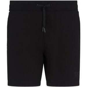 Rövidnadrágok Ea7 Emporio Armani Visibility 7 Lines Jersey Shorts Black kép