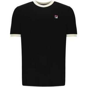 Pólók / Galléros Pólók Fila Marconi T-Shirt Black/Gardenia kép