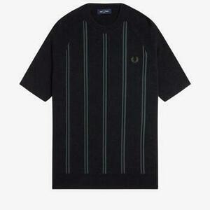 Pólók / Galléros Pólók Fred Perry STRIPE KNITTED T-SHIRT kép
