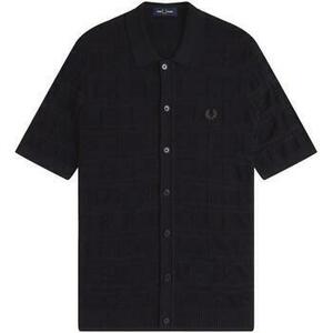 Hosszú ujjú ingek Fred Perry CABLE DETAIL KNITTED SHIRT kép