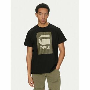 G-Star Raw Póló Burger Box Rain D26478-C336 Fekete Regular Fit kép