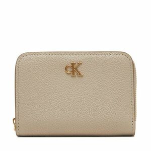 Kis női pénztárca Calvin Klein Minimal Monogrm Lthr Med Flap Zi LV04F1064G Barna kép