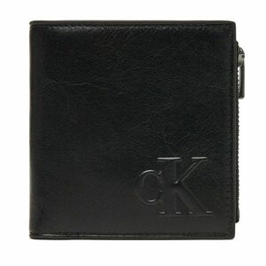 Nagyméretű férfi pénztárca Calvin Klein Sculpted Impression Compact Zip LV04G1074G Fekete kép