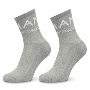 2 pár hosszú szárú női zokni Emporio Armani Underwear 292303 4F227 00948 Szürke kép
