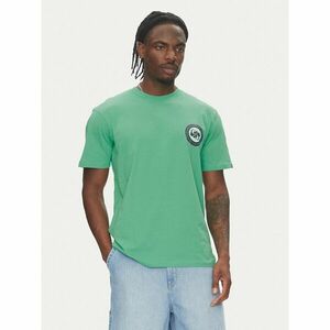 Quiksilver Póló Circle Back Ss EQYZT08054 Zöld Regular Fit kép