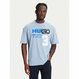 HUGO Póló Nesite 50544168 Kék Loose Fit kép