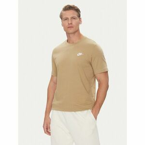 Nike Póló Nsw Club Tee AR4997 Khaki Regular Fit kép