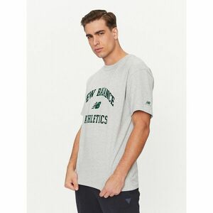 New Balance Póló Athletics Varsity Graphic T-Shirt MT33551 Szürke Regular Fit kép
