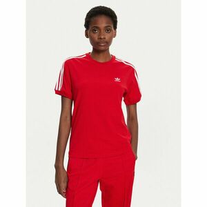 adidas Póló 3-Stripes IR8050 Piros Regular Fit kép