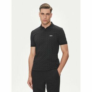 BOSS Pólóing Paddy Striped C 50540719 Fekete Regular Fit kép